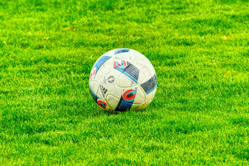 Ball rush football pitch photo