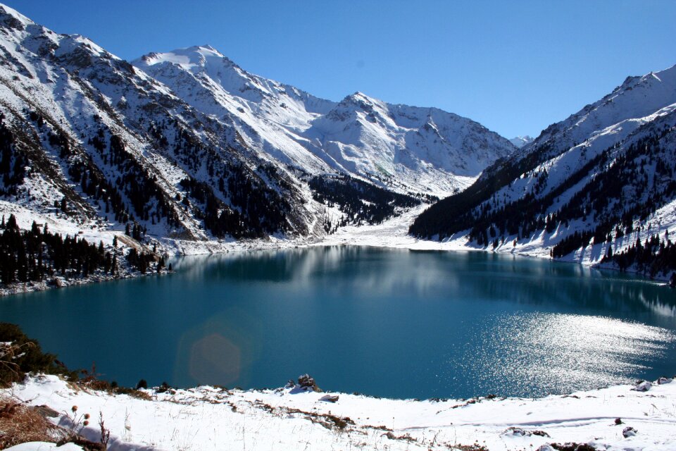 Tianshan trans-ili alatau big almaty lake