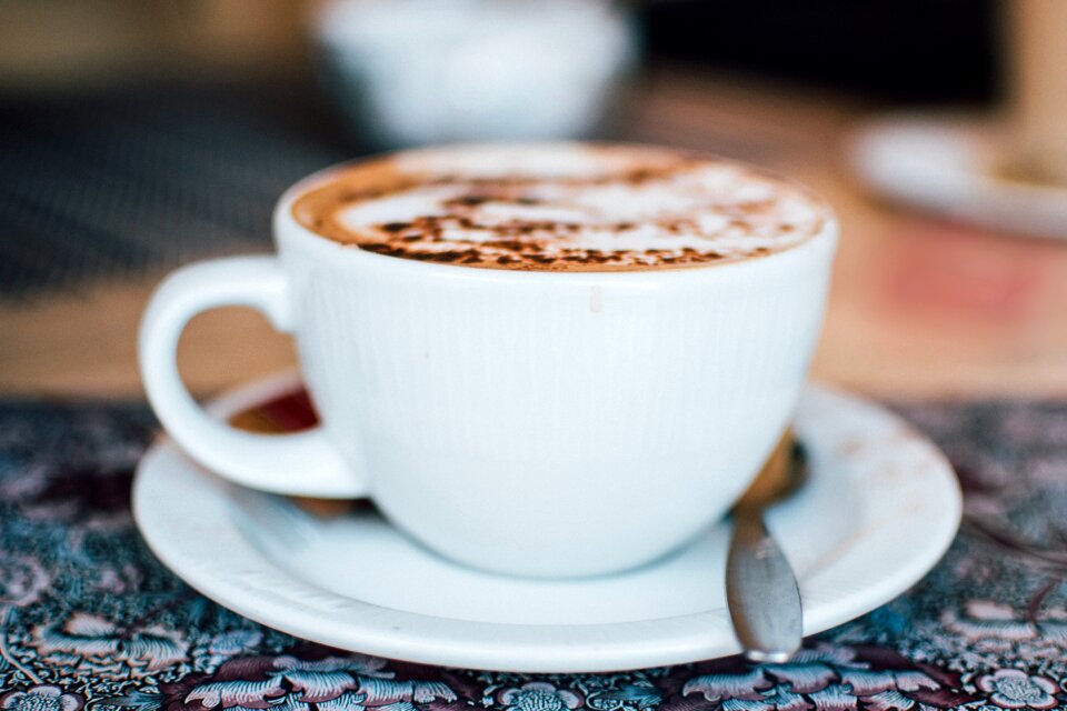 Espresso cup saucer photo