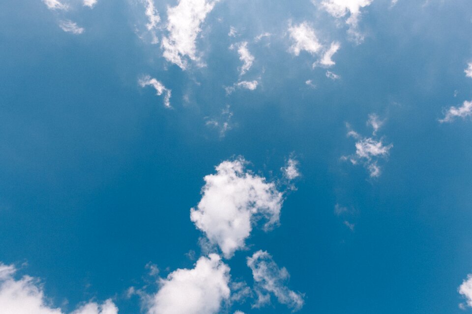 Blue sky clouds
