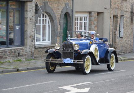 Retro car vehicle automobile