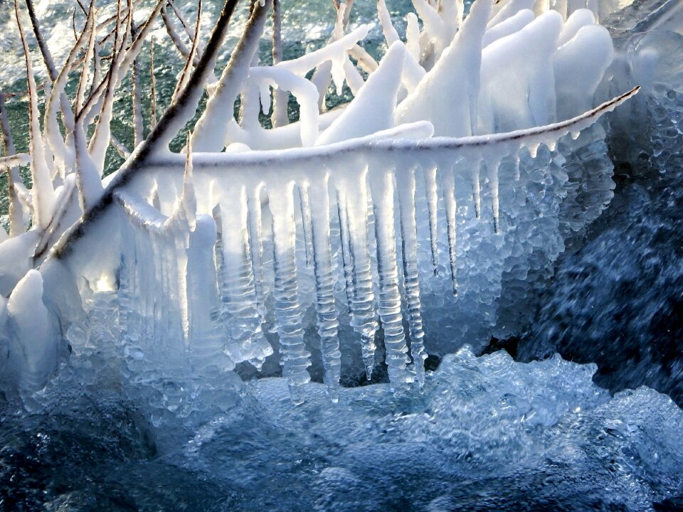 Spring drops frost