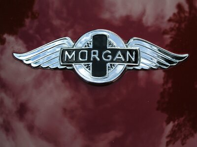 Metal emblem morgan photo