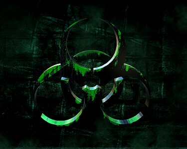 Biological toxic symbol photo