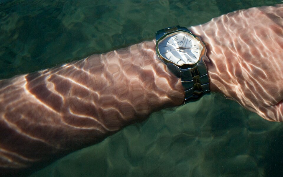 Sea water underwater