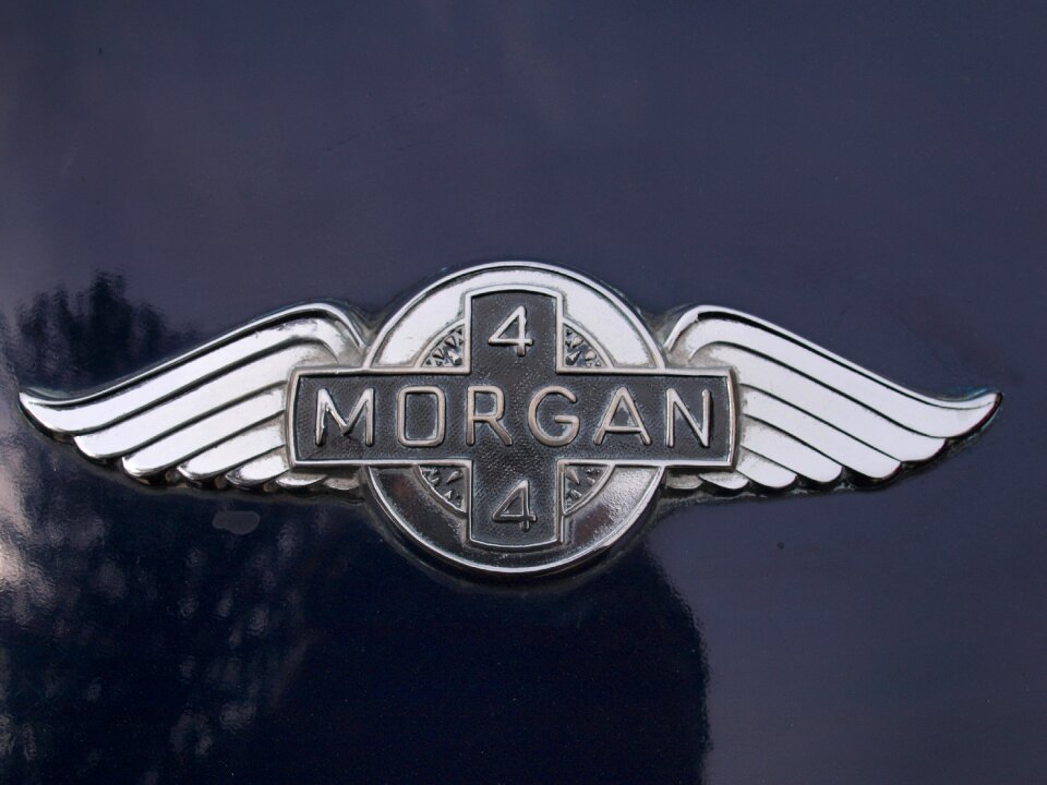 Metal emblem morgan