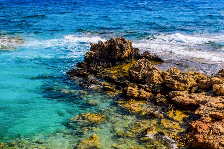 Sea clear transparent photo