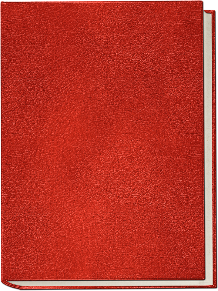 Empty front and back covers red
