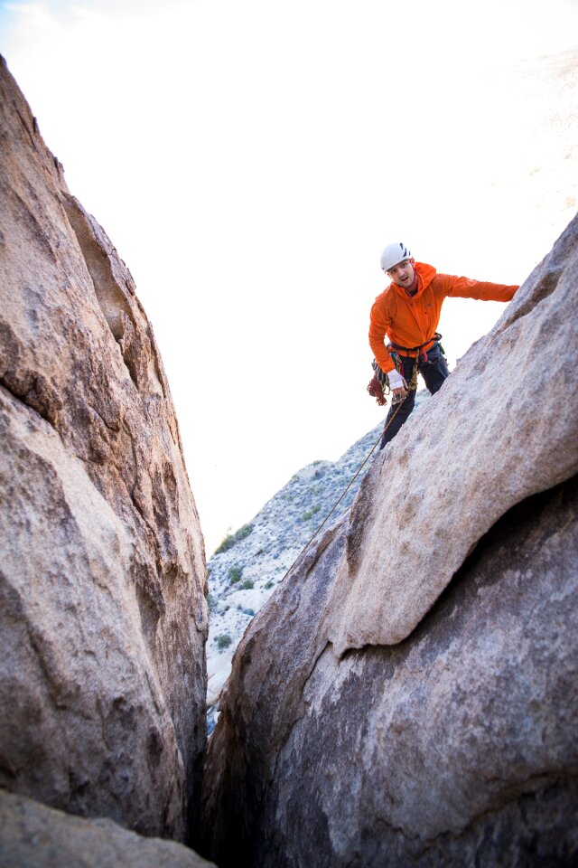 Adventure rock climb