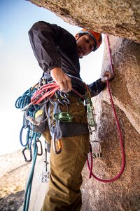 Climb mountaineer gears photo