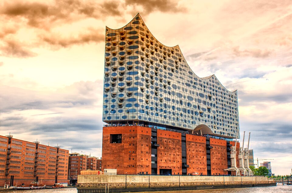 Hamburg building concert hall photo