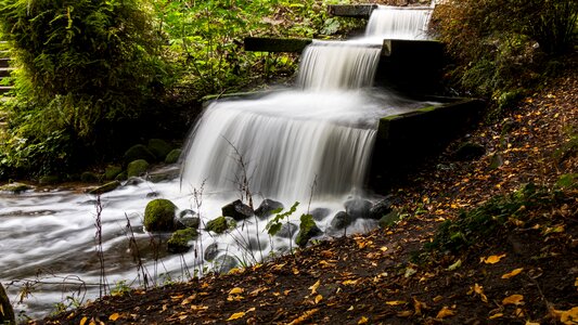 Nature splash landscape
