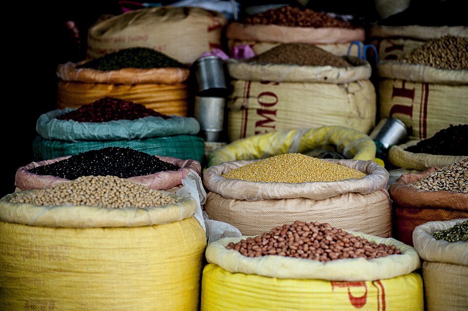 Market shopping groceries