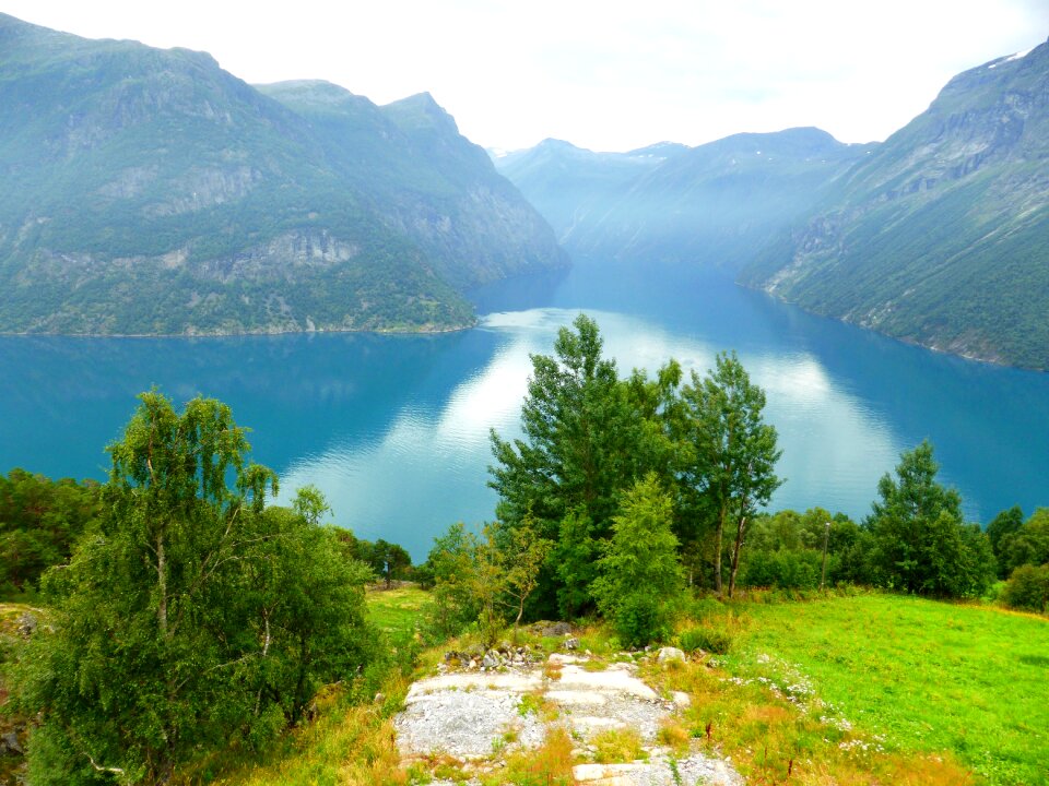 Fjord natuur landschap