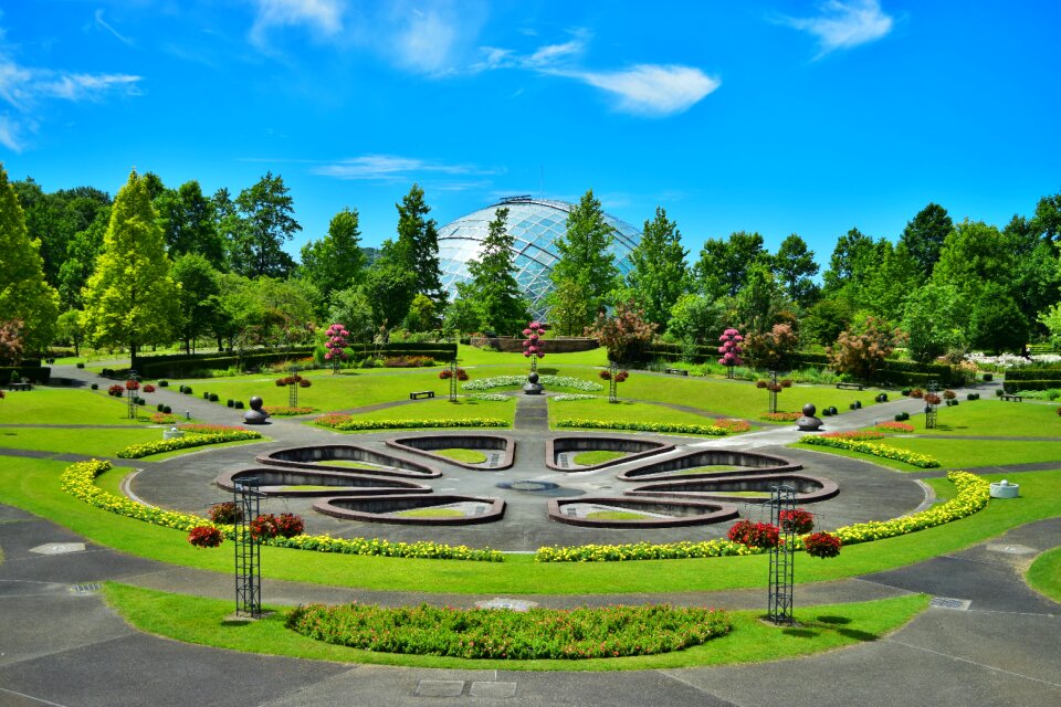 Japan hanakairo flower garden