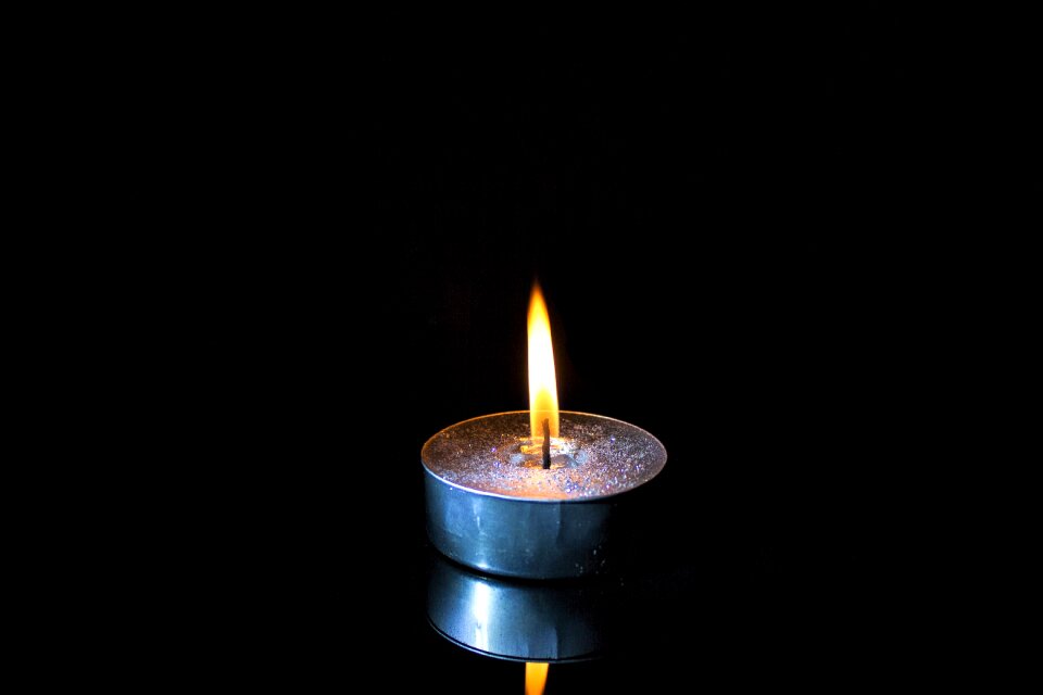 Light burn candlelight