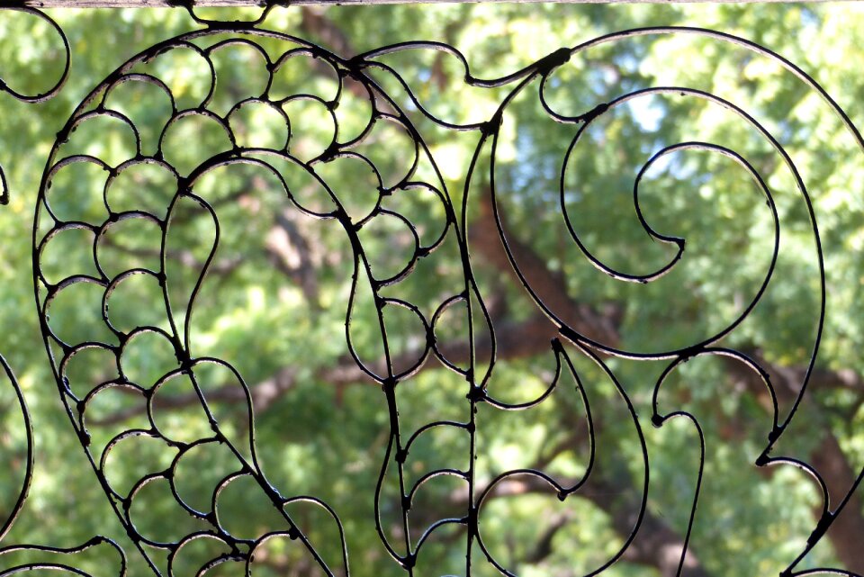 Leaf pattern green pattern