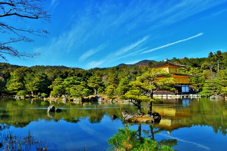 Golden temple kinkaku-ji japan photo