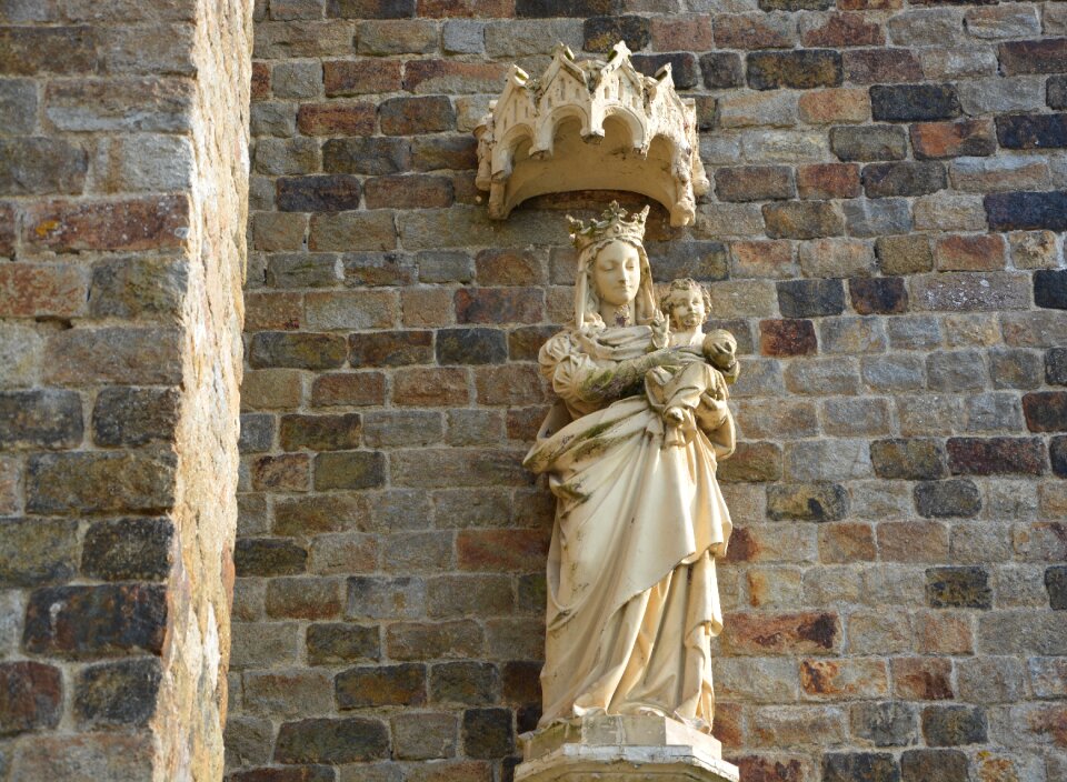 Holy virgin mary with jesus belief religious characters
