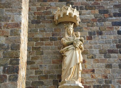 Holy virgin mary with jesus belief religious characters