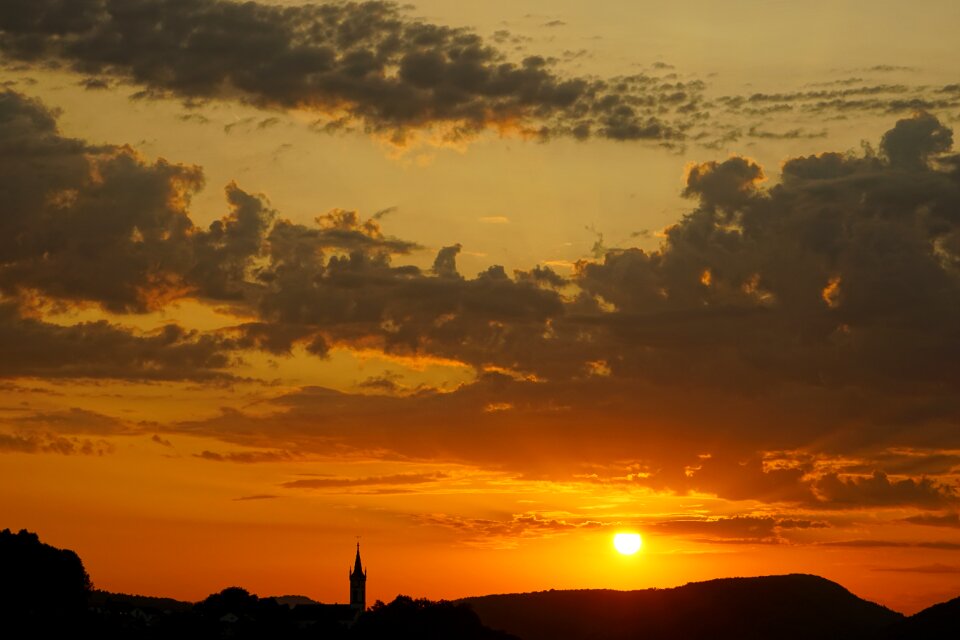 Sunset abendstimmung atmospheric