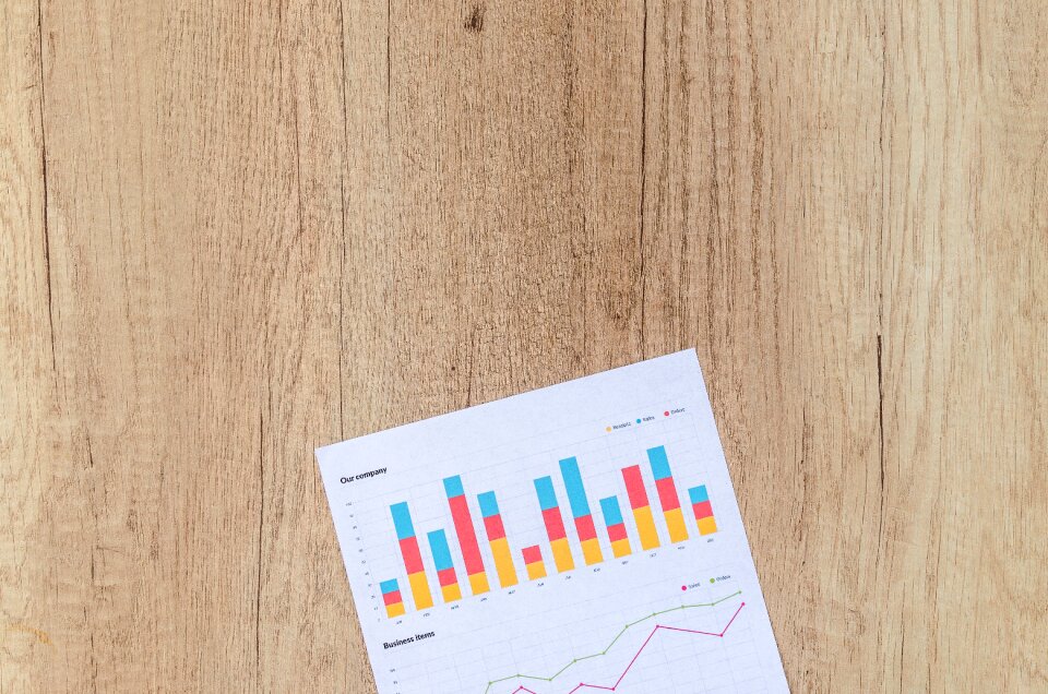 Financial data stats photo