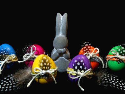 Easter eggs colorful happy easter
