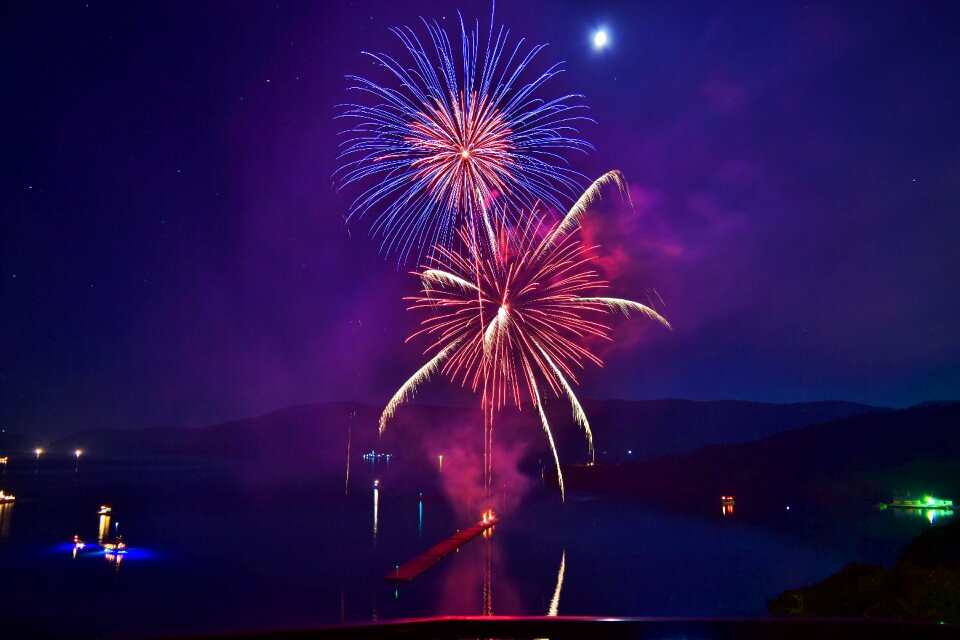 Fireworks oki islands japan