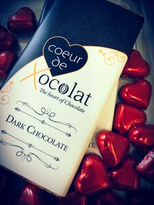 Dark cocoa cacao photo