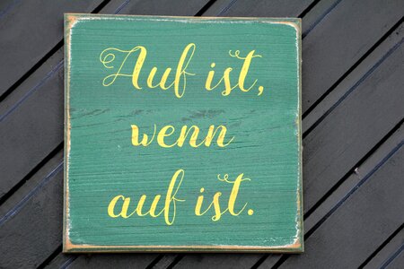 On note sign