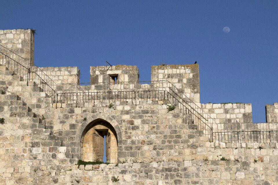 Old wall stone photo