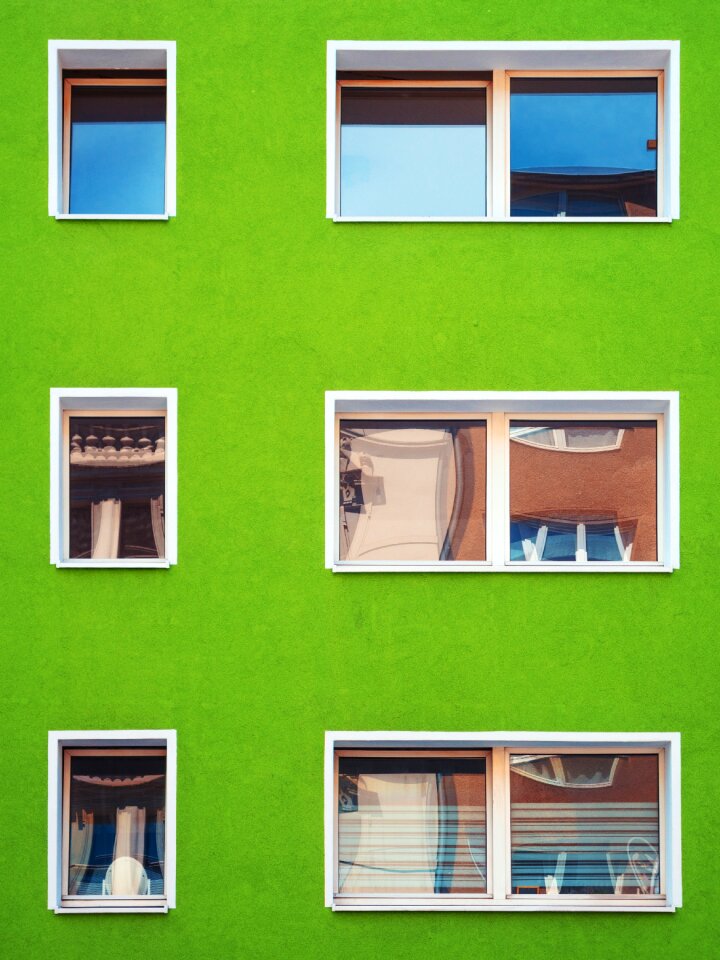 Green wall facade
