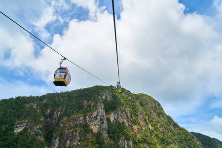 Cable car high transport