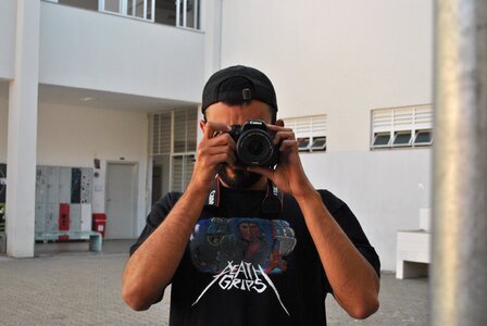 Photographer man camera