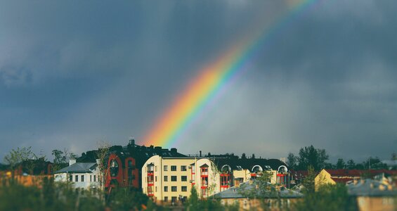 Sky cloud rainbow photo