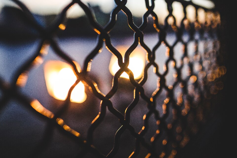 Sunset evening gray sunset
