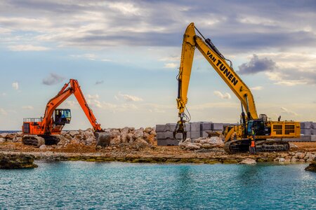 Machinery equipment digger photo