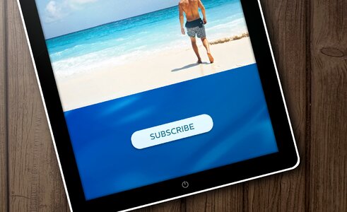 Business subscribe modern