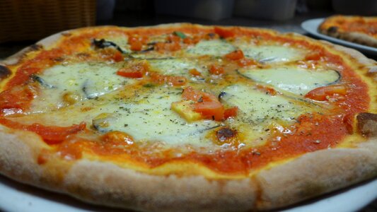 Pizza maker food tomatoes photo