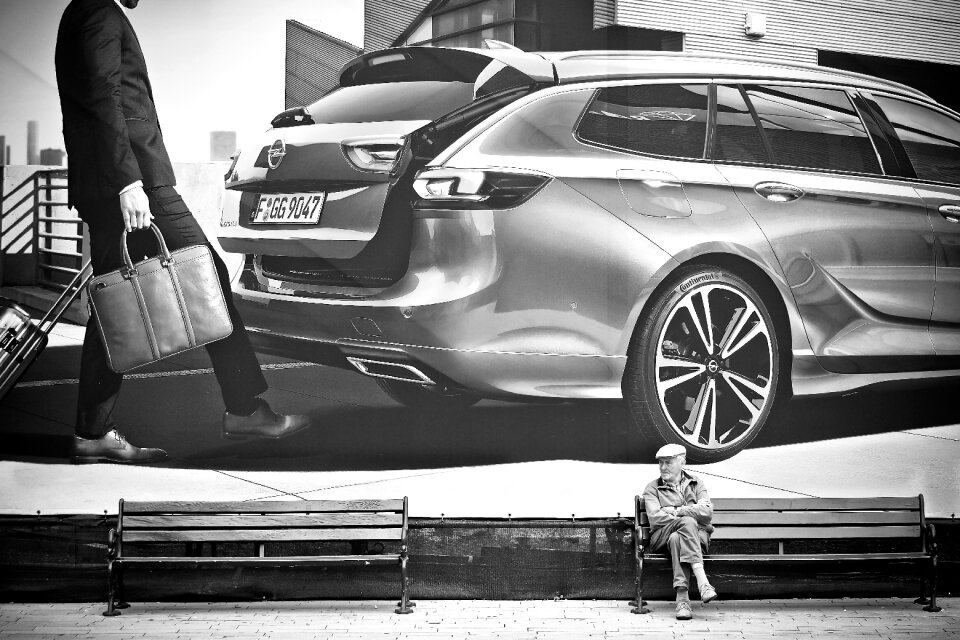 Street black and white black white