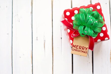 Text space christmas gift