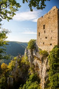 Swabian alb knight's castle building