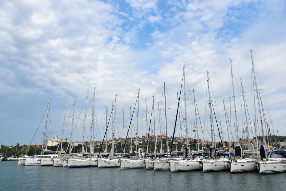 Port marina boat
