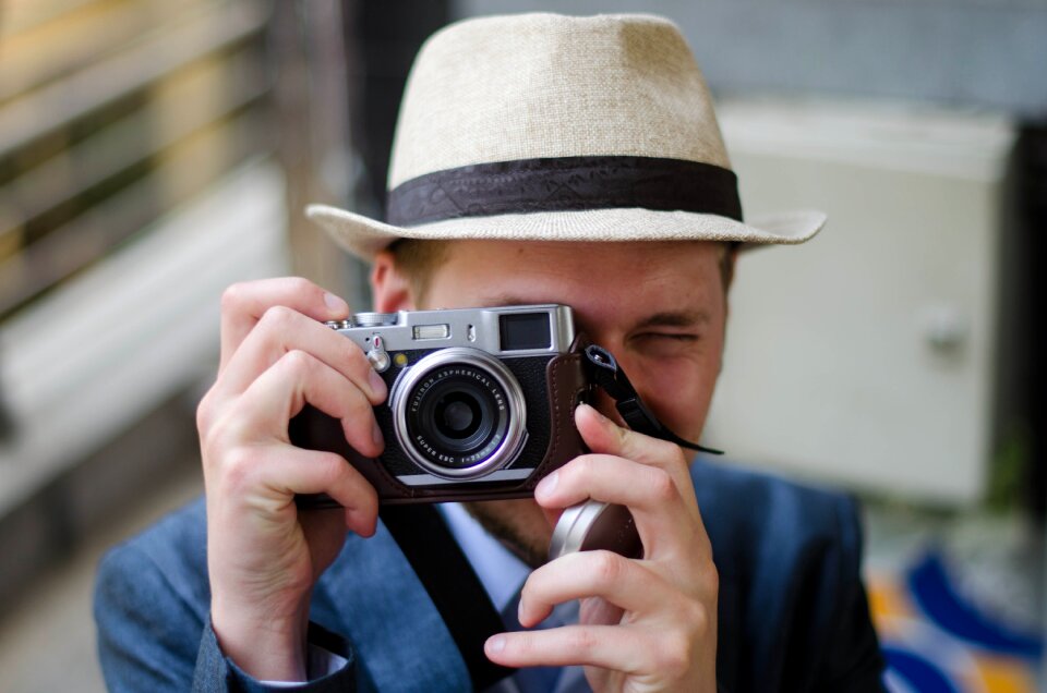 Portrait hat photographer