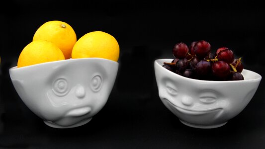A smiling face fruit food