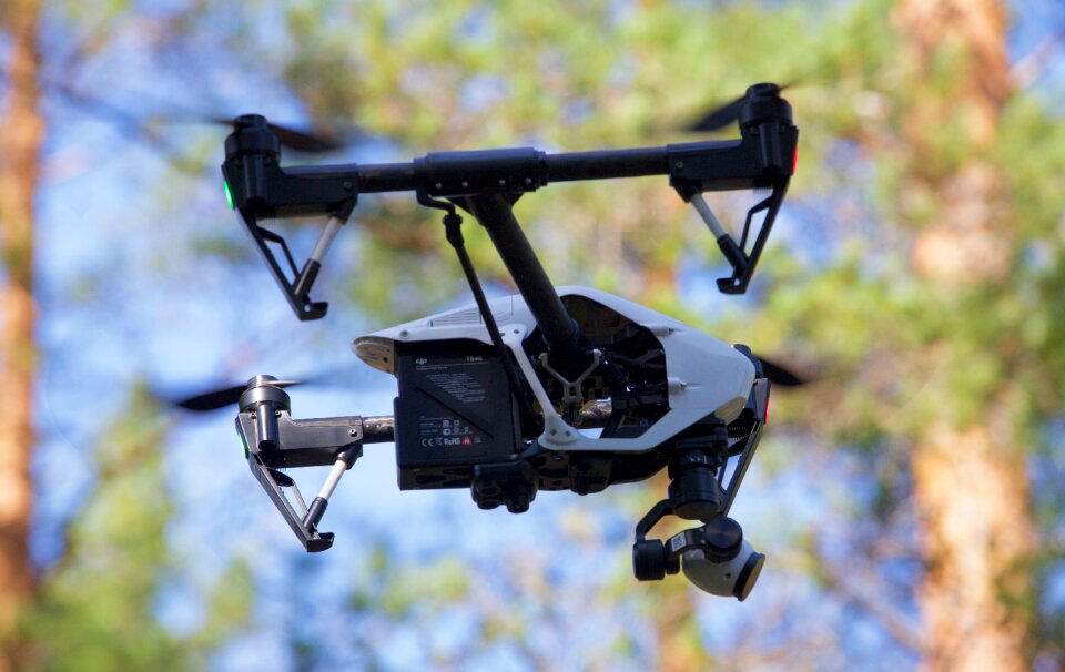 Quadricopter phantom camera