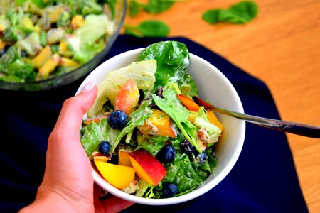 Lunch salad vegan photo