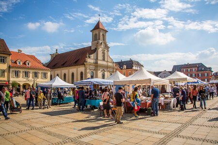 Antique mile flea market market photo