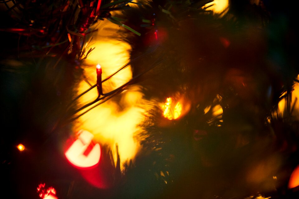 Light bokeh brown bokeh