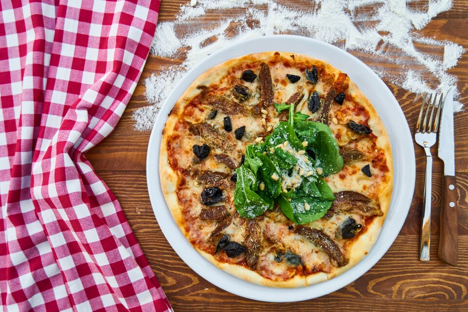 Cheese garlic greens